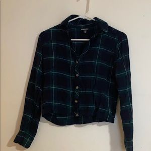 Black & Green Plaid Shirt